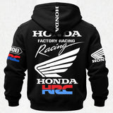 Honda Factory Racing Printed Fleece-lined Unisex Hoodie