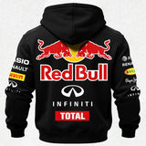 Infiniti Red Bull Racing Printed Fleece-lined Unisex Pocketless Hoodie