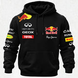 Infiniti Red Bull Racing Printed Fleece-lined Unisex Pocketless Hoodie