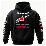 Honda HRC Progressive Printed Fleece-lined Unisex Hoodie