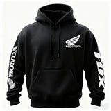 Honda Racing Printed Fleece-lined Unisex Hoodie
