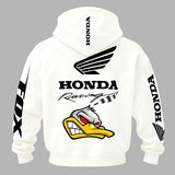Honda Racing Printed Fleece-lined Unisex Hoodie