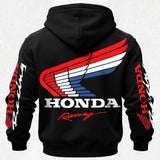 Honda Racing Corporation Printed Fleece-lined Unisex Hoodie