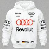 Audi Revolut F1 Printed Fleece-lined Unisex Hoodie