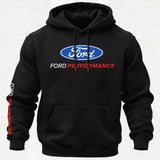Ford Racing Printed Fleece-lined Unisex Hoodie