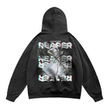 White Reaper Hoodie Oversize Unisex