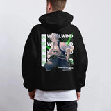 Sanemi Shinazugawa Hoodie Oversize Unisex