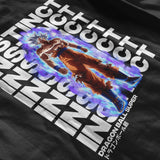 White Goku Hoodie Oversize Unisex